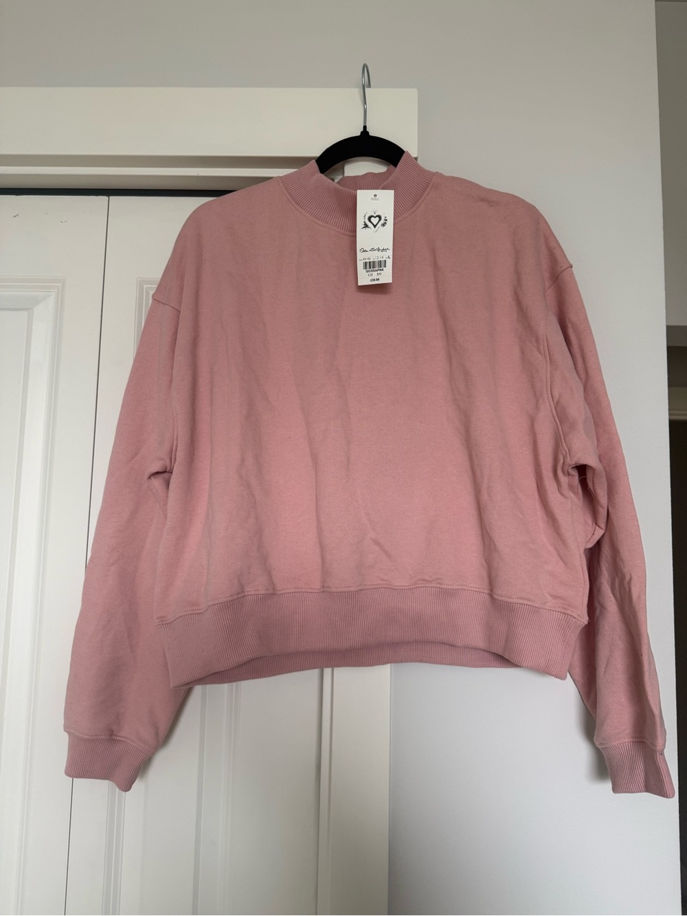 Miss Selfridge Blush Pink Crew Neck Sweater